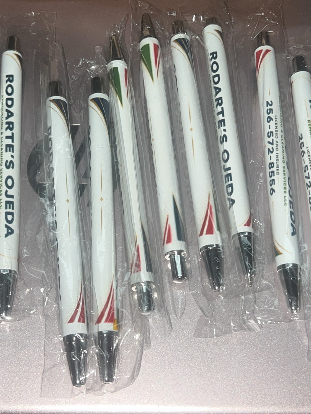 White Promotional Ballpoint Pen - Packable Party Favor